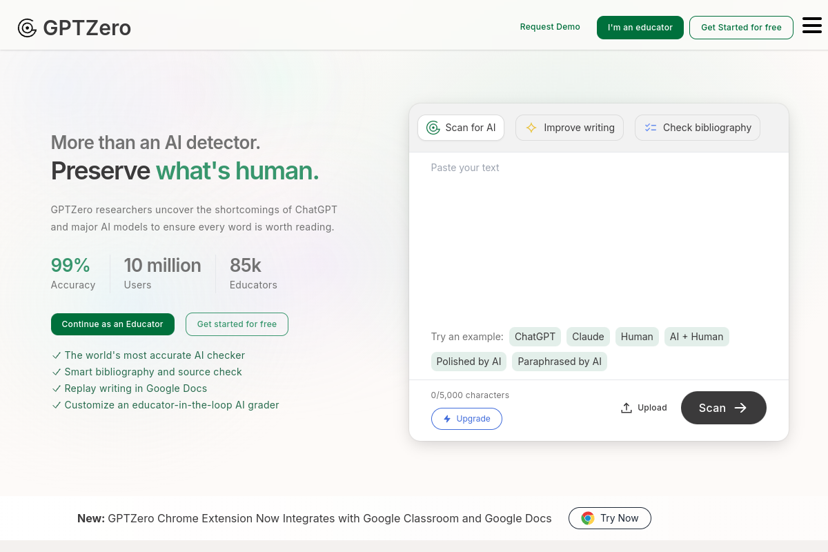 AI Detector - 原创AI检测工具,适用于ChatGPT等多种模型